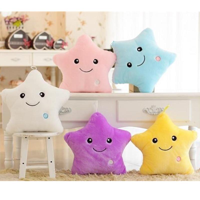 Coussin lumineux étoile