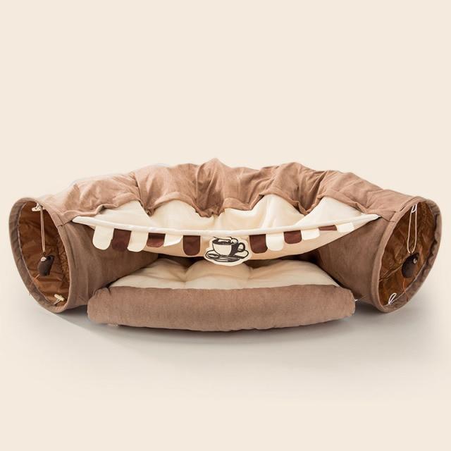 TOUNY™ - Tunnel pour Chat 2 en 1