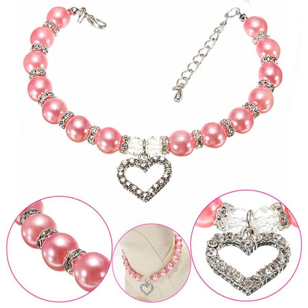 Collier perle pour chien