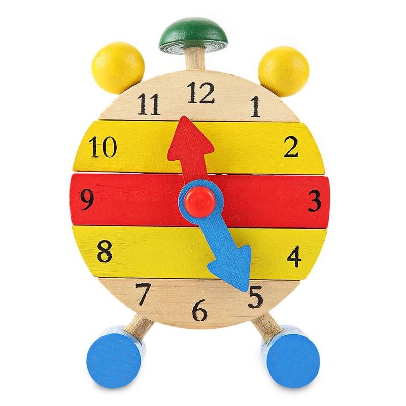 Horloge en bois bébé
