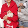 Pull à capuche kangourou portage animaux de compagnie - 200000348