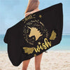 Serviette de Plage Licorne Fais un Voeu