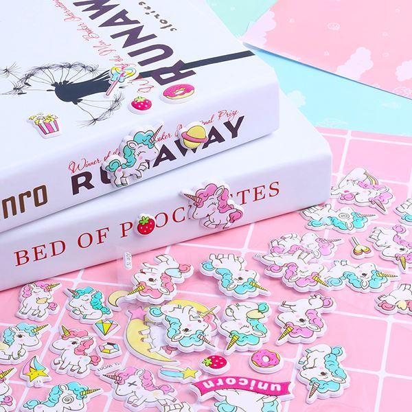Stickers Licorne Adorable Gourmandise