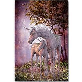 Toile Imprimé Licorne