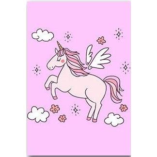 Tableau Licorne Fille