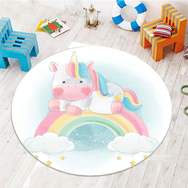 Tapis Licorne pour Fille