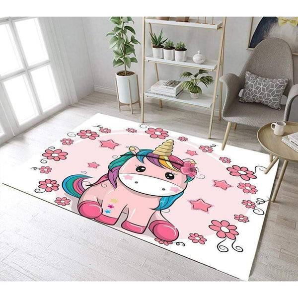 Tapis Licorne Pétales