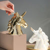 Tirelire Licorne Majestueuse Or