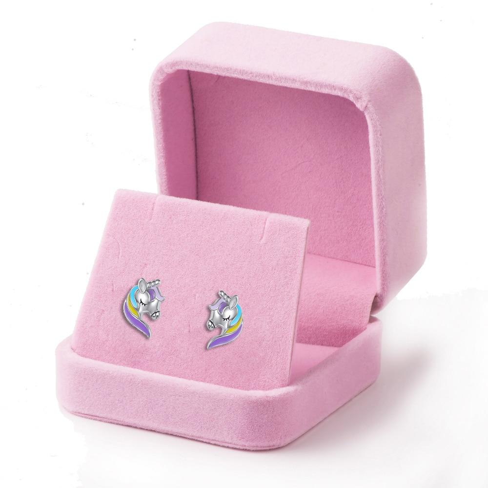 Boucles d'Oreilles Licorne Dormeuse