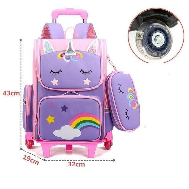 Cartable Licorne Roulette Little Licorne