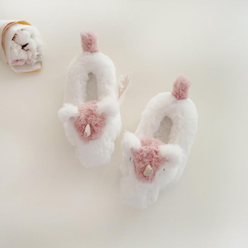 Chaussons Licorne Peluche