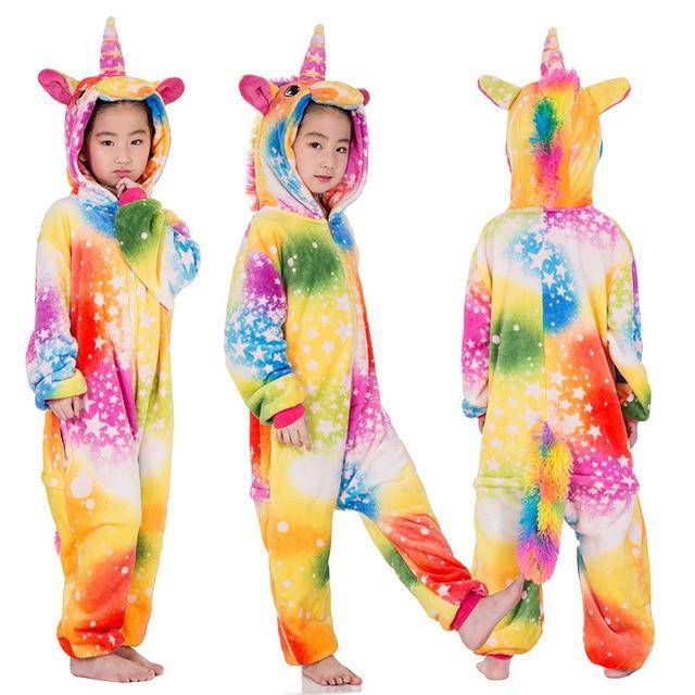 Combinaison Licorne Pyjama Multicolore