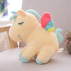 Peluche Licorne Happy Jaune