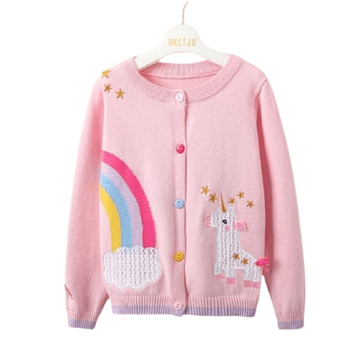 Gilet Licorne Fille 