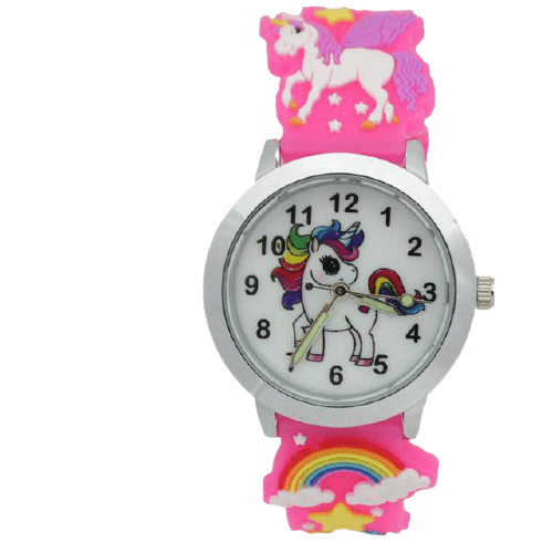 Montre Licorne Arc-en-ciel