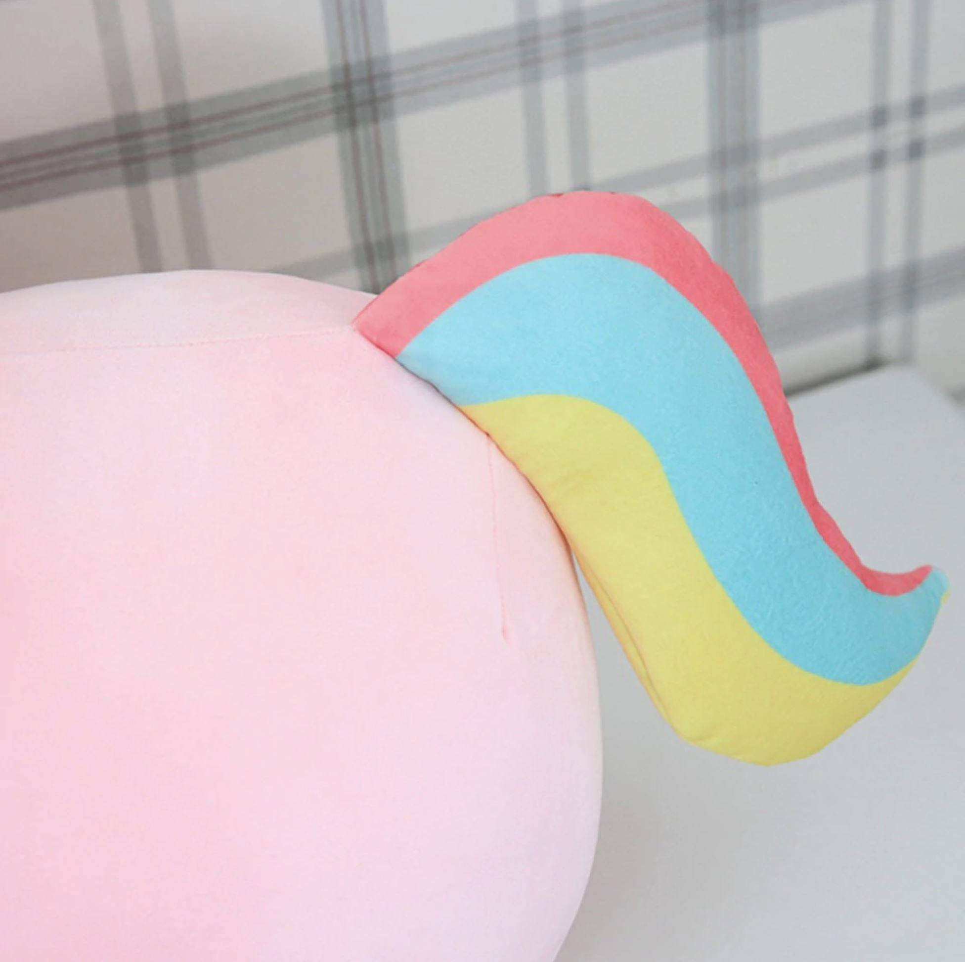 Peluche Licorne Géante Rose