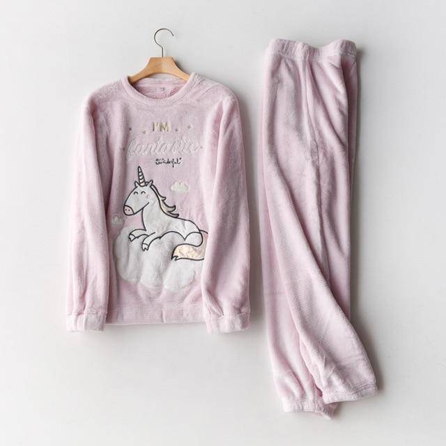 Pyjama Licorne Femme Hiver 